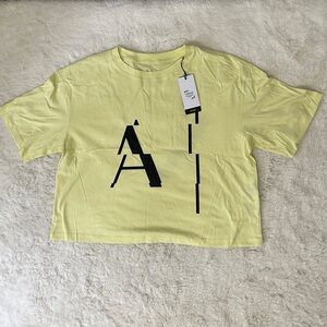 Armani Exchange crop tee